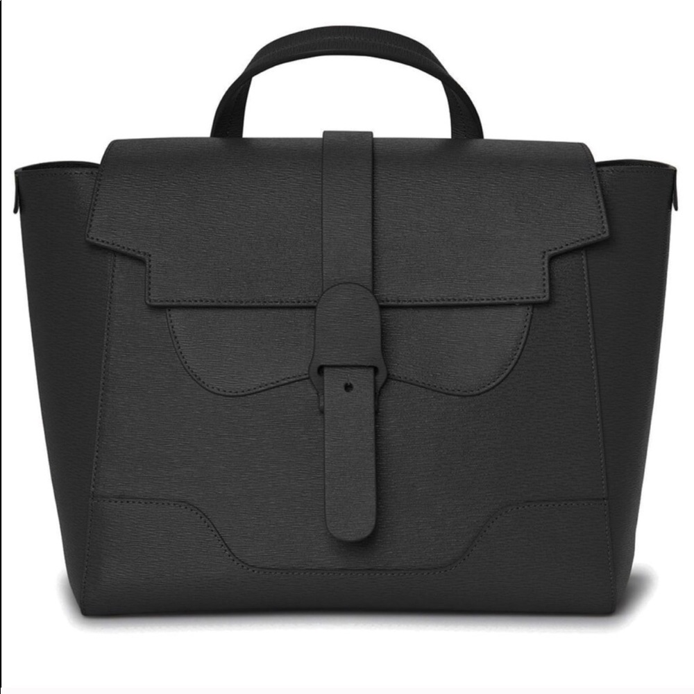 Black Senreve Maestra bag in mimosa onyx!